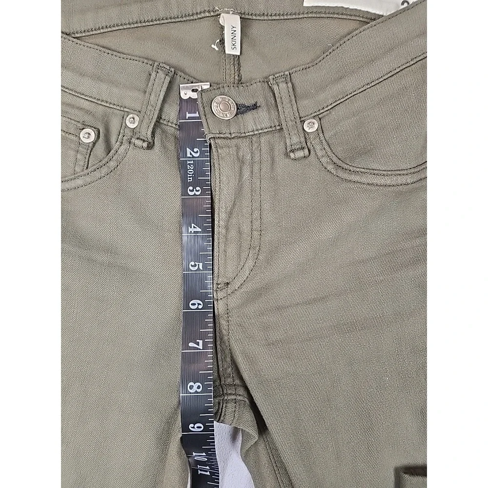 Rag & Bone Green Skinny Jeans Modern Fit Sz. 25‎